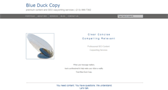 Desktop Screenshot of blueduckcopy.com